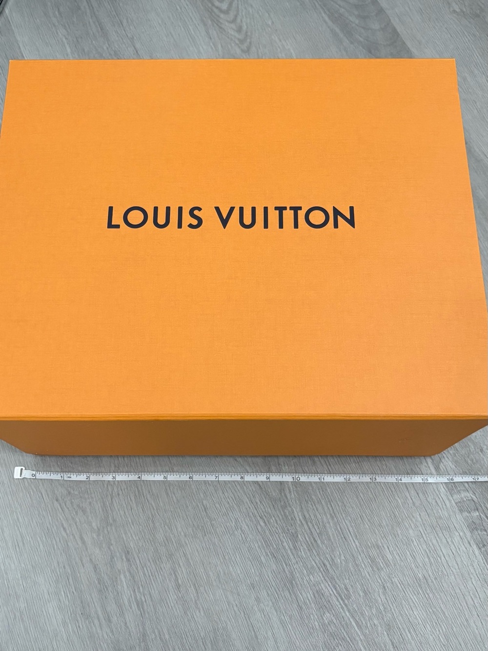 Louis Vuitton Bright Orange Logo Gift Box